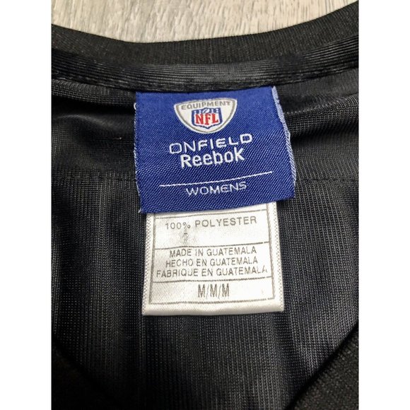 NFL Reebok Oakland Los Angeles Raiders #20 Mcfadden Black Jersey Women’s Medium - Picture 5 of 5